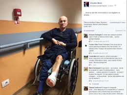 Claudio Bisio incidente in moto per lui e il suo racconto on line