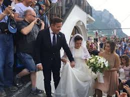 Christian De Sica la figlia si sposa a Capri