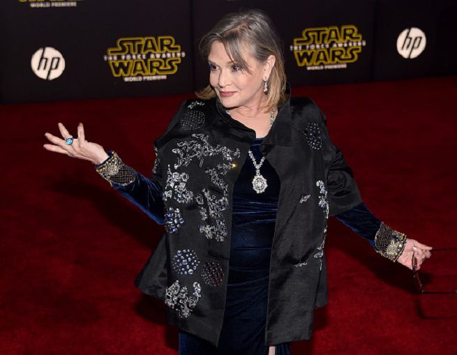 Addio a Carrie Fisher l’indimenticabile Principessa Leila