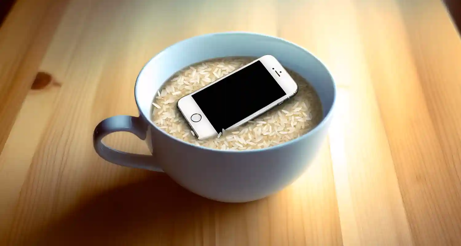Inutile mettere il tuo iPhone nel riso se caduto ne acqua