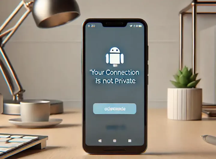 La connessione non è privata smartphone android