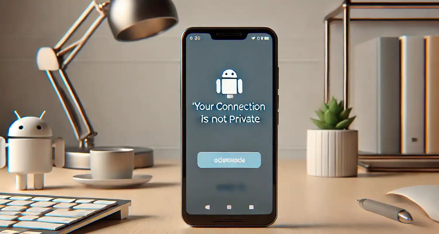 La connessione non è privata smartphone android