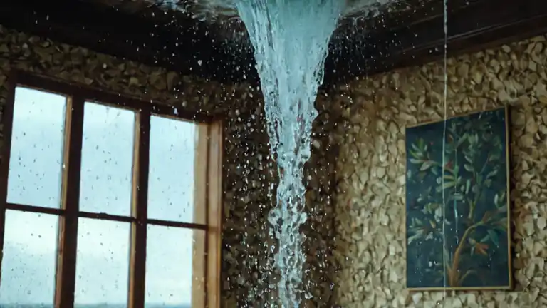 Sognare acqua in casa dal soffitto